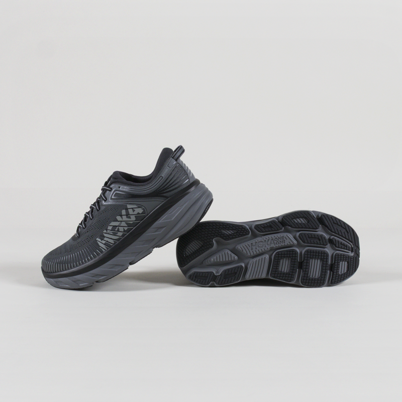 HOKA Bondi 7 Shoes Outer Orbit Satellite Grey-3