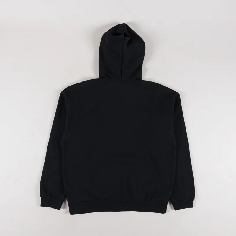 Obey Boxed In Extra Heavy Zip Hood Black-1