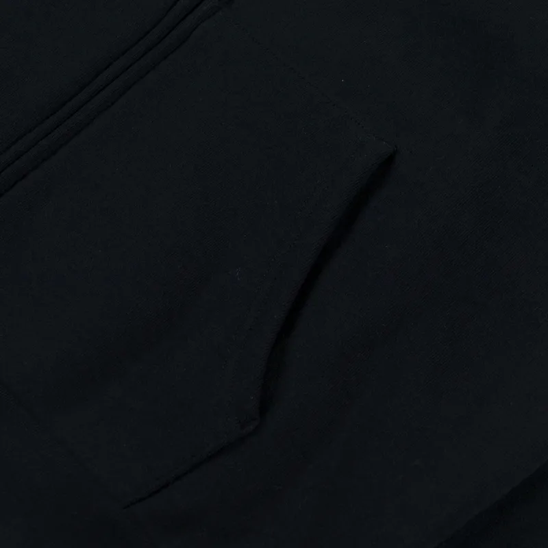 Obey Boxed In Extra Heavy Zip Hood Black-5