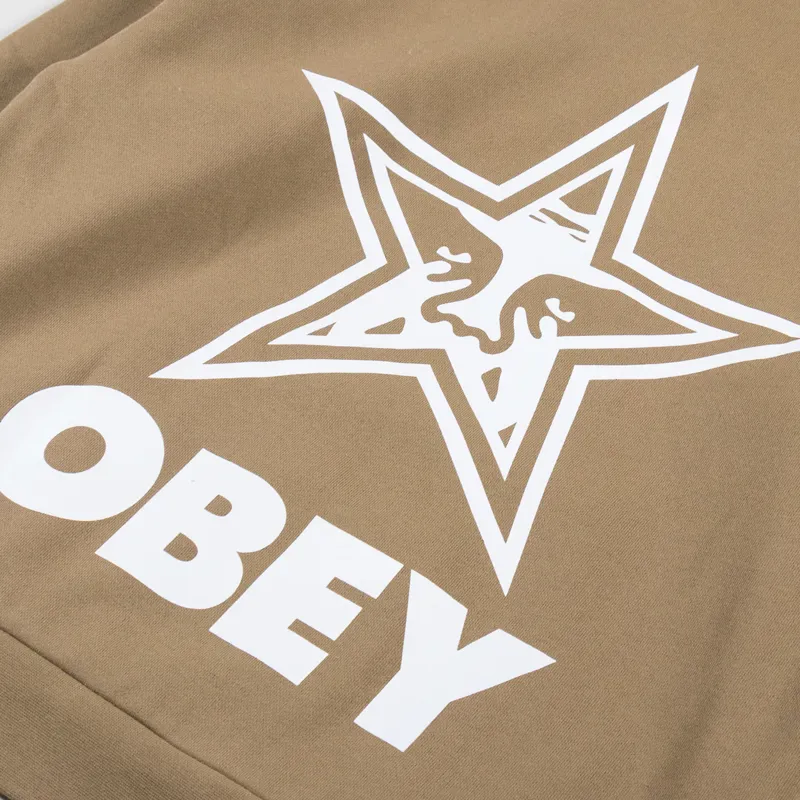 Obey Bold Star Pullover Hoodie Elmwood-5
