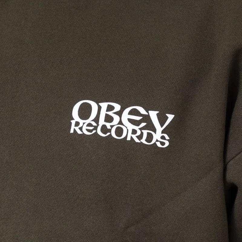 Obey Disorder Pullover Hoodie Rosin-5