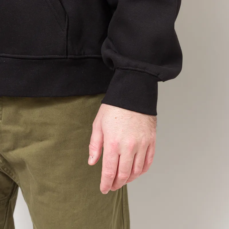 Obey Scribble Pullover Hoodie Black-7