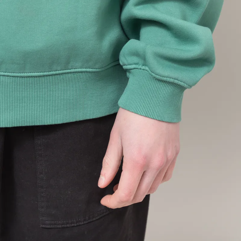 Obey Collegiate Pigment Crew Rainforest-5