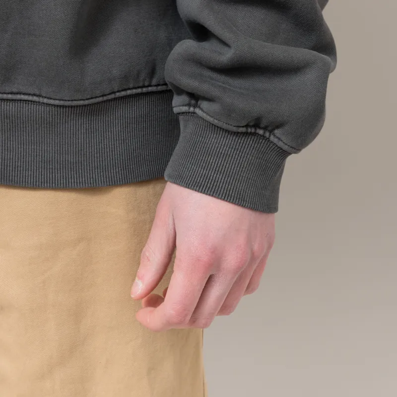 Obey Collegiate Pigment Crew Stretch Limo-5