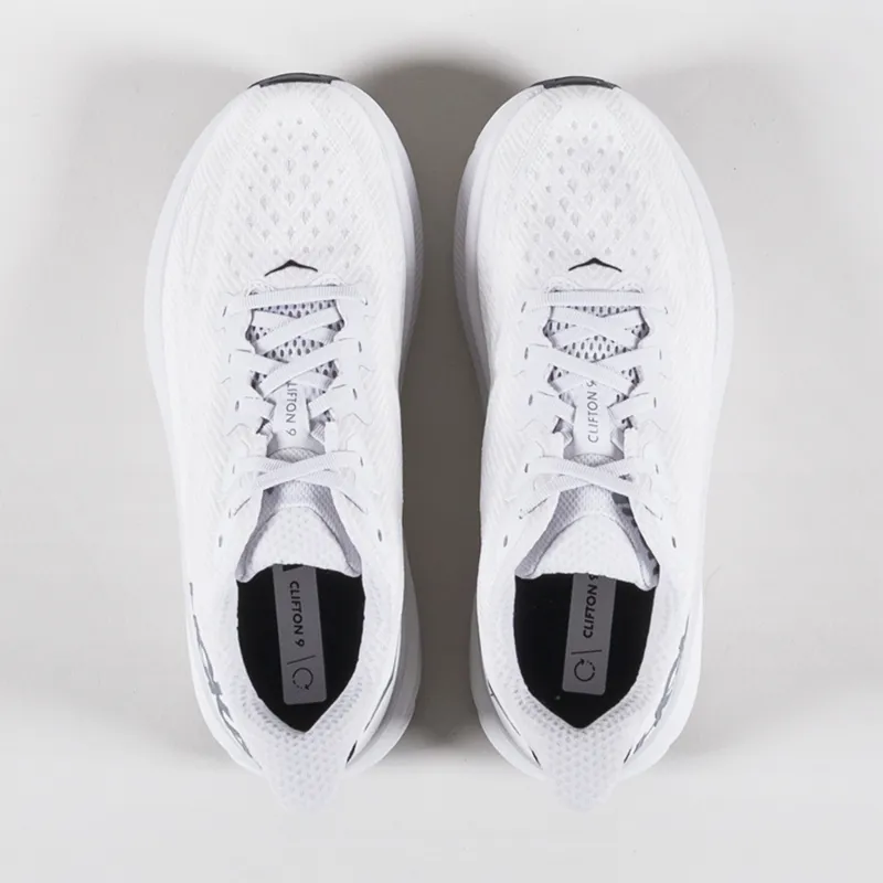 HOKA Clifton 9 Shoes Nimbus Cloud Steel Wool-6