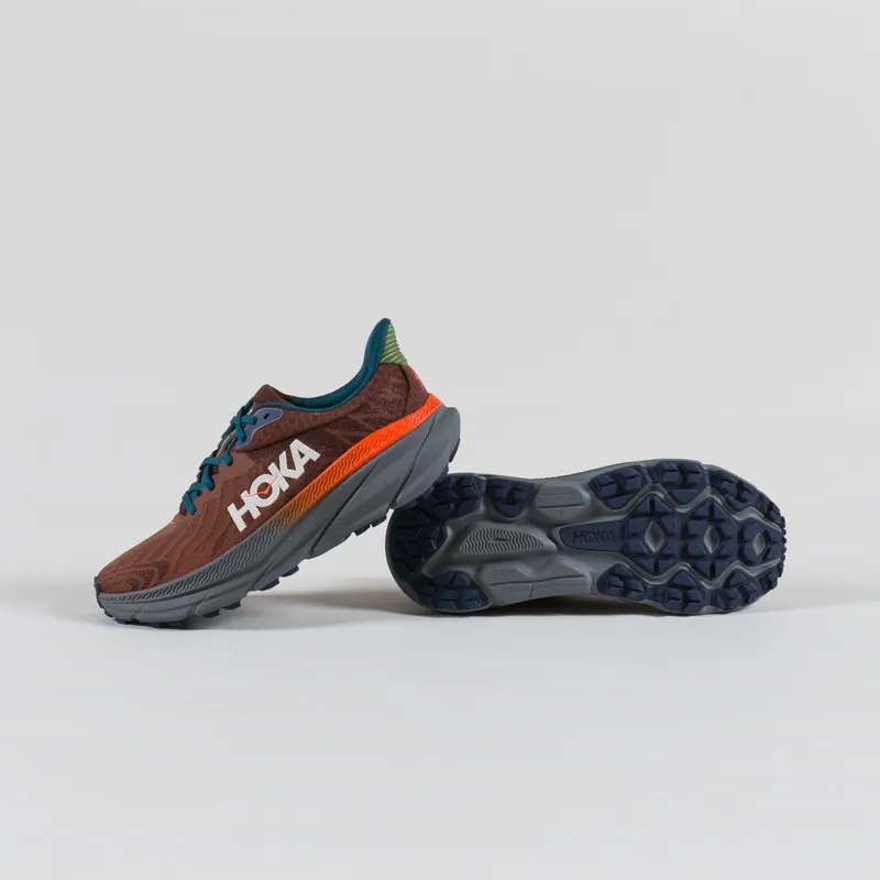 HOKA Challenger 7 Shoes Mineral Brown Asteroid-3