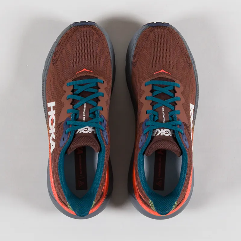 HOKA Challenger 7 Shoes Mineral Brown Asteroid-6
