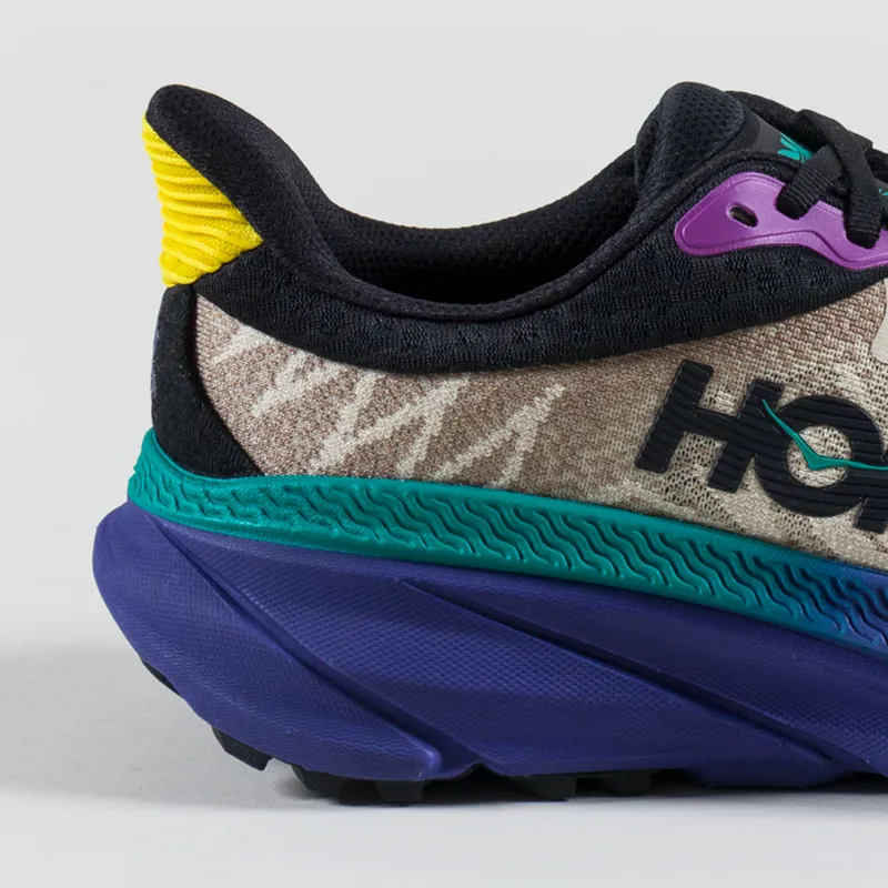 HOKA Challenger 7 Shoes Oatmeal Mountain Iris-4