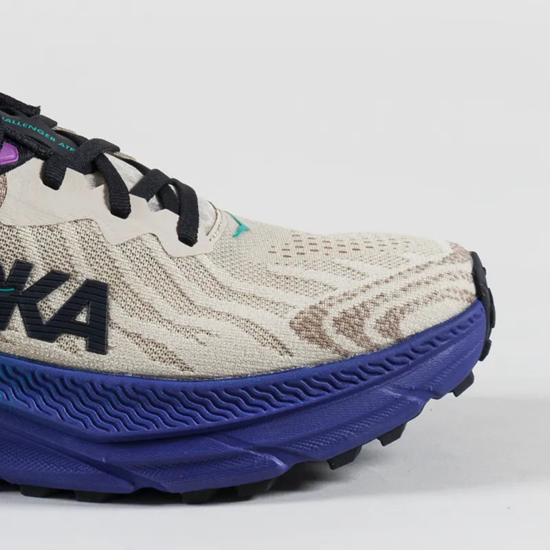 HOKA Challenger 7 Shoes Oatmeal Mountain Iris-5