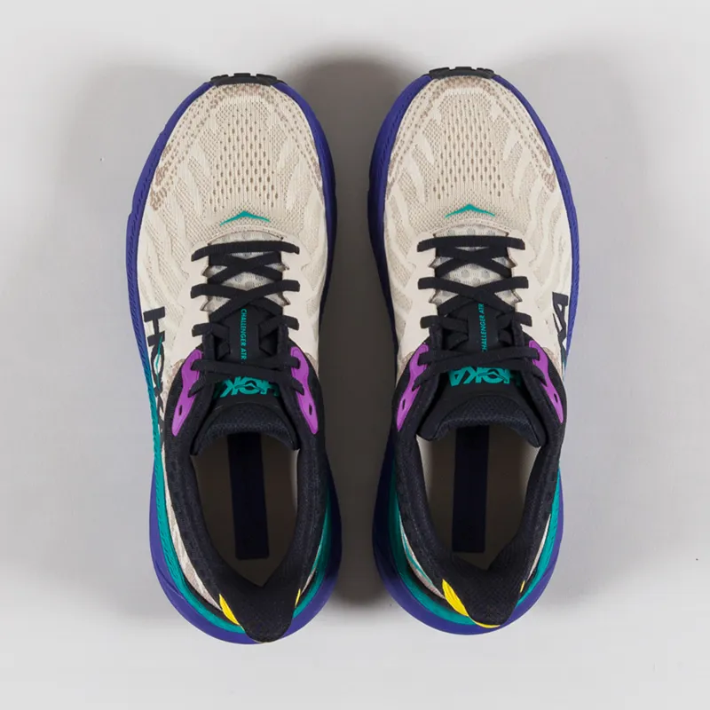 HOKA Challenger 7 Shoes Oatmeal Mountain Iris-6