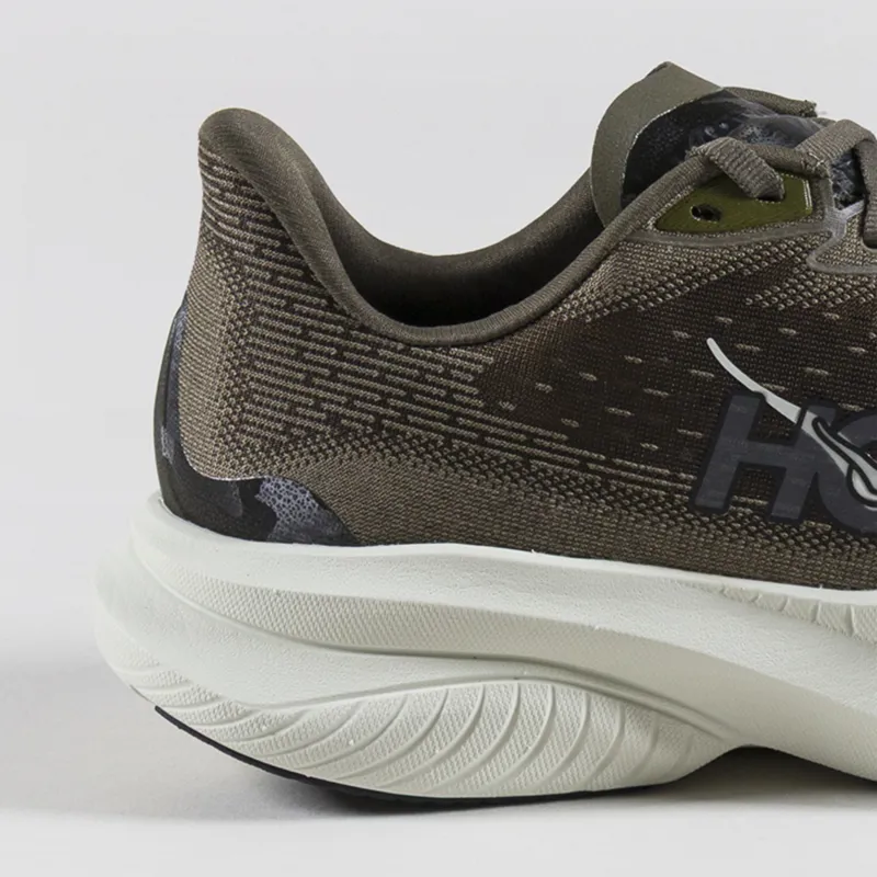 HOKA Mach 6 Shoes Antique Olive Truffle Salt-4
