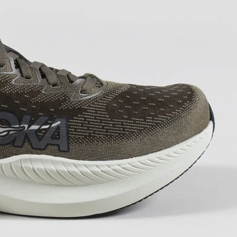 HOKA Mach 6 Shoes Antique Olive Truffle Salt-5