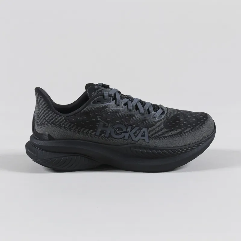 HOKA Mach 6 Shoes Black Outer Orbit-2
