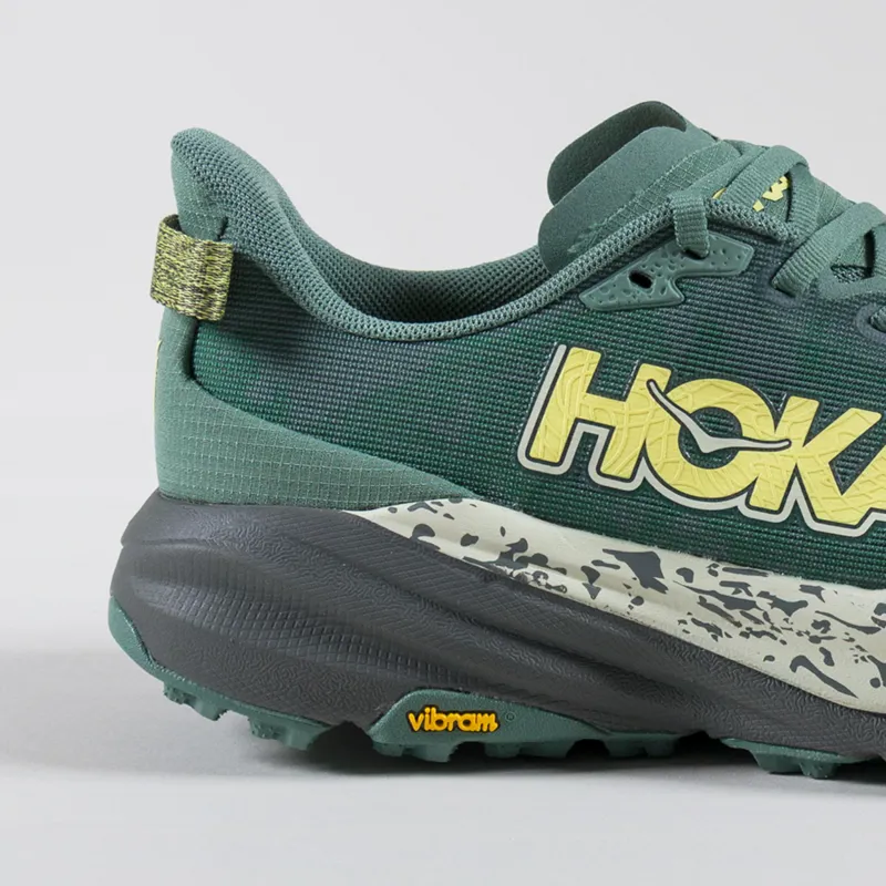 HOKA Speedgoat 6 Shoes Fern Asphalt Grey-4