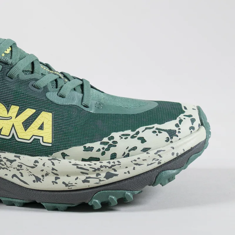 HOKA Speedgoat 6 Shoes Fern Asphalt Grey-5