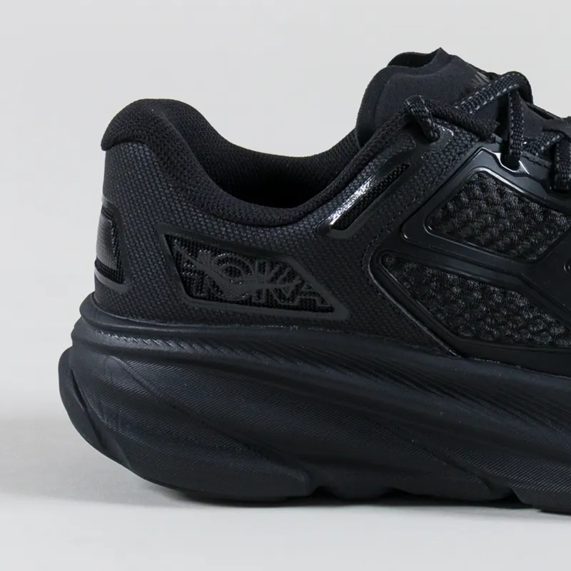 HOKA Clifton One9 Shoes Black Carbon Black-4