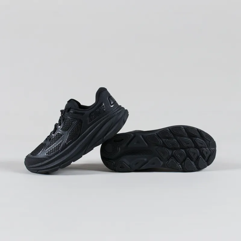 HOKA Clifton One9 Shoes Black Carbon Black-3