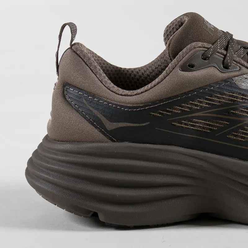 HOKA Stealth Tech Bondi 8 Caged Shoes Umber Deep Umber-4