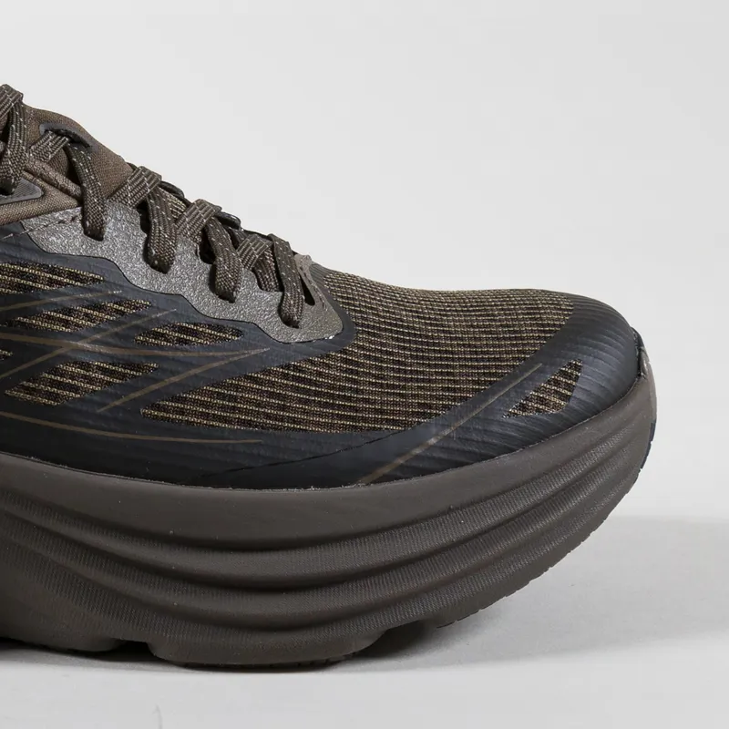 HOKA Stealth Tech Bondi 8 Caged Shoes Umber Deep Umber-5
