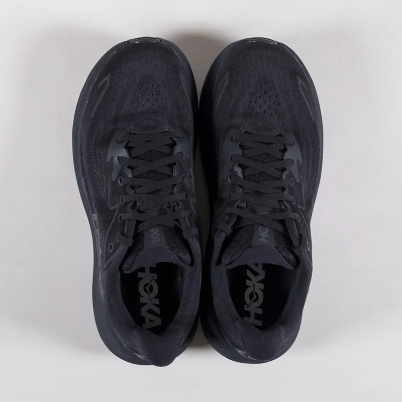 HOKA ONE ONE Clifton 10 Running Shoes Trainers Black