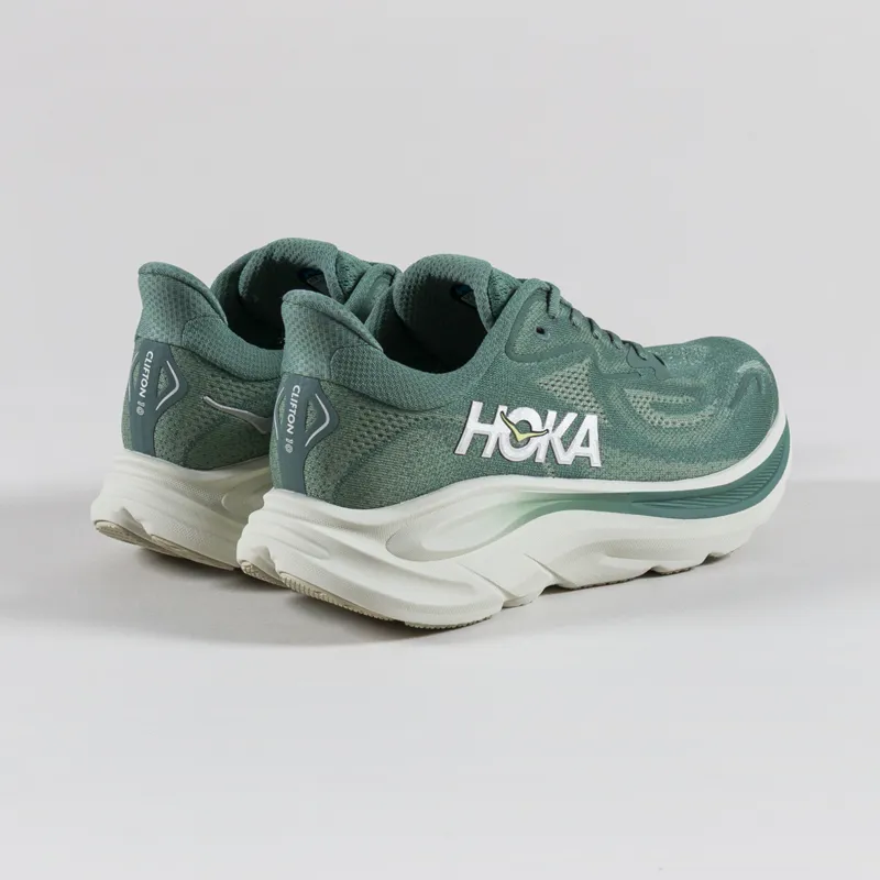 HOKA Clifton 10 Shoes Fern Truffle Salt-1
