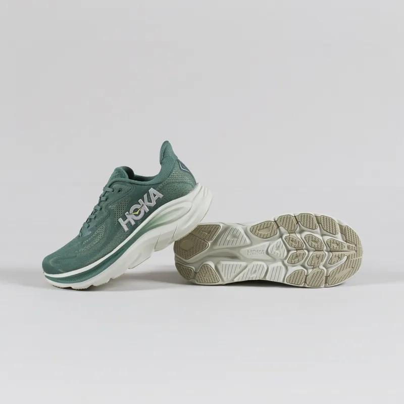 HOKA Clifton 10 Shoes Fern Truffle Salt-3