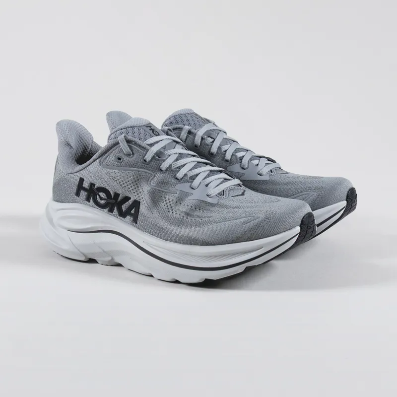 HOKA Clifton 10 Shoes Galactic Grey Asteroid 