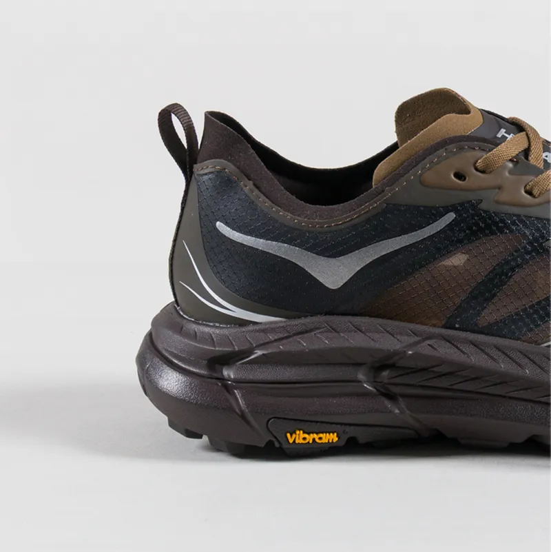 HOKA Mafate Speed 4 Lite Shoes Tree Bark Cast Iron-4