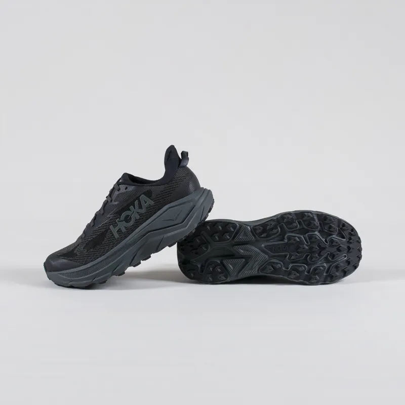 HOKA Challenger 8 Shoes Black Outer Orbit-3
