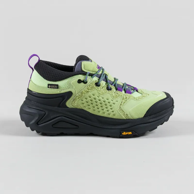 HOKA Elite Terrain System Kaha 3 Low GORE-TEX Shoes Honeydew Black-2