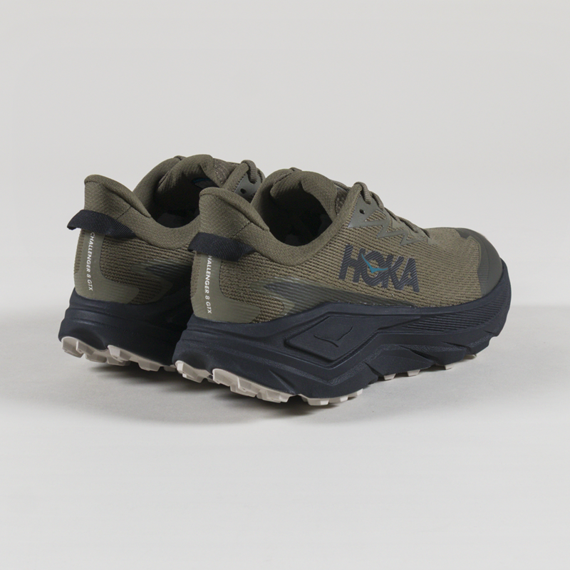 HOKA Challenger 8 GORE-TEX Shoes Antique Olive Black-1