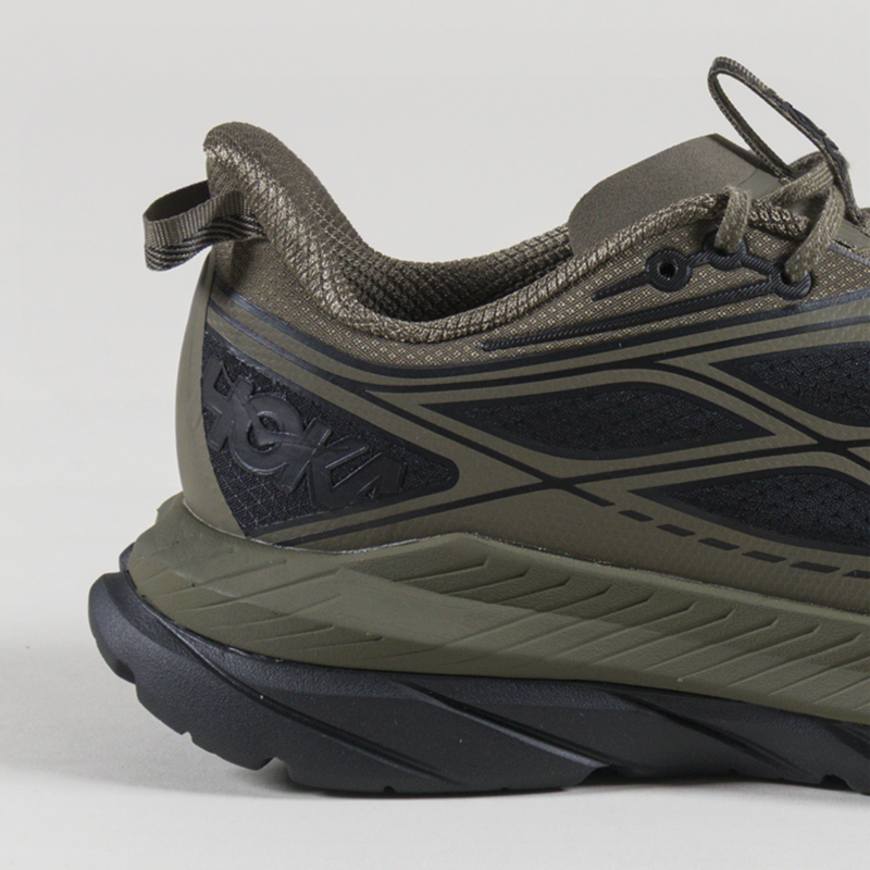 HOKA Mach Remastered Shoes Antique Olive Black-4