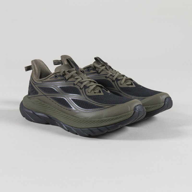 HOKA Mach Remastered Shoes Antique Olive Black