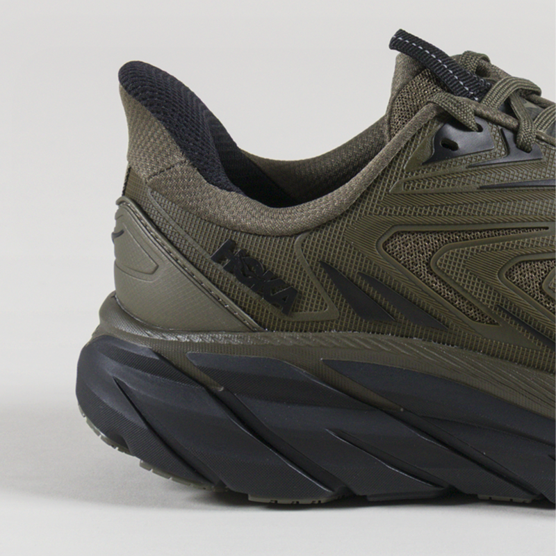 HOKA Clifton UTL Shoes Antique Olive Black-4