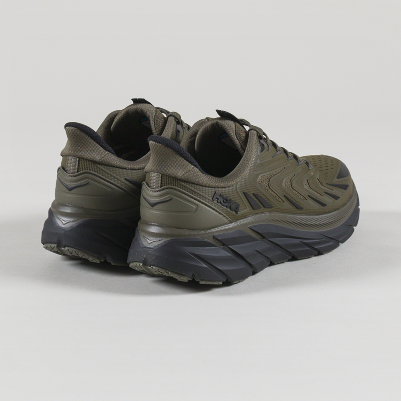 HOKA Clifton UTL Shoes Antique Olive Black-1