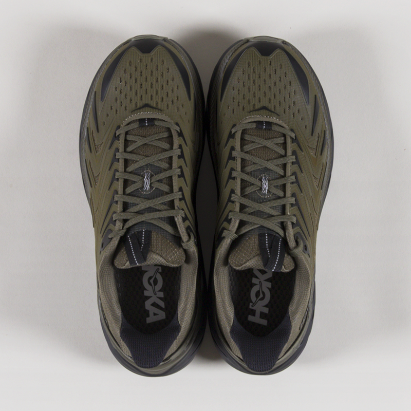HOKA Clifton UTL Shoes Antique Olive Black-6