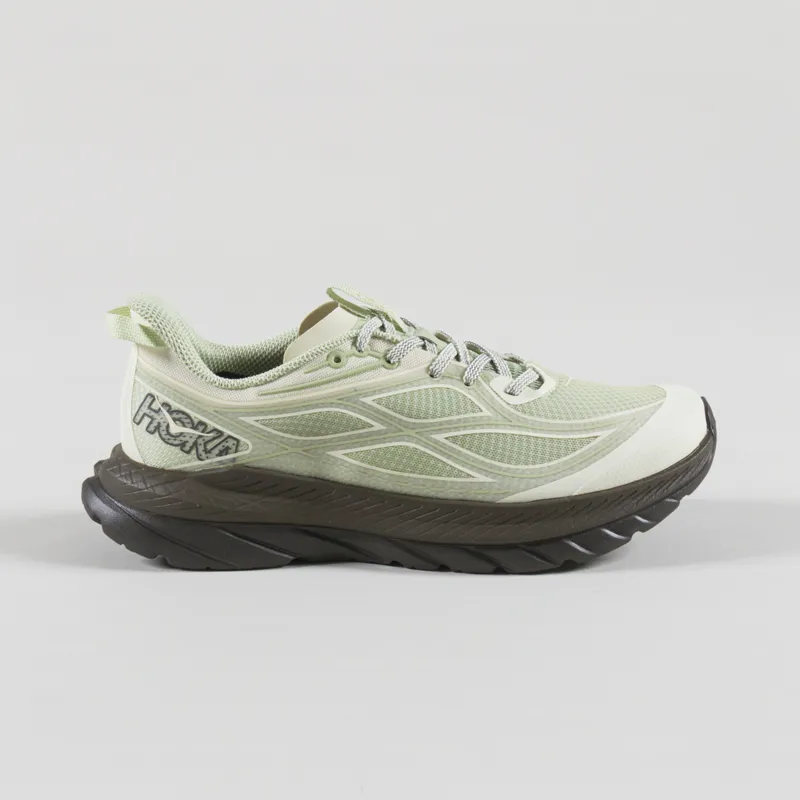HOKA Mach Remastered Aura Shoes Morning Dew Cliff Grey-2
