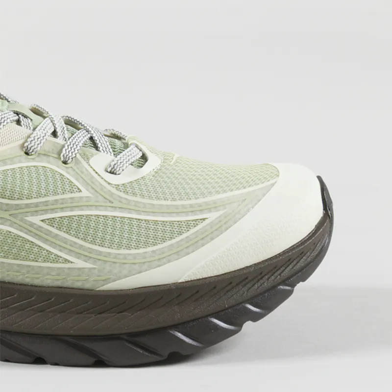 HOKA Mach Remastered Aura Shoes Morning Dew Cliff Grey-5