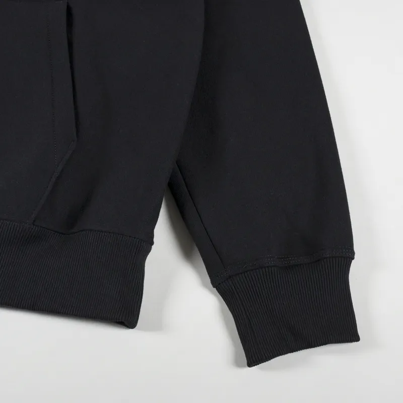 Stussy Basic Applique Hoodie Black-5