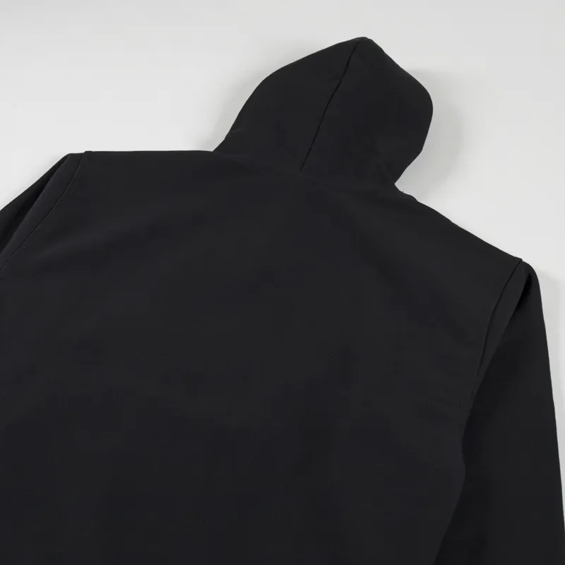 Stussy Basic Applique Hoodie Black-3
