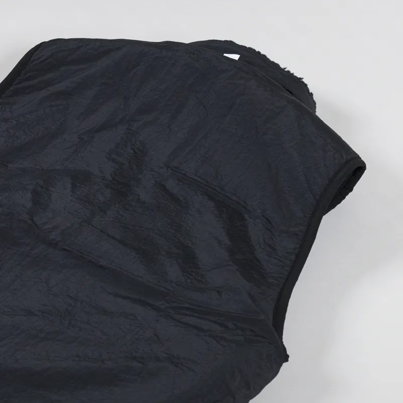 Stussy Sherpa Reversible Vest Black-7