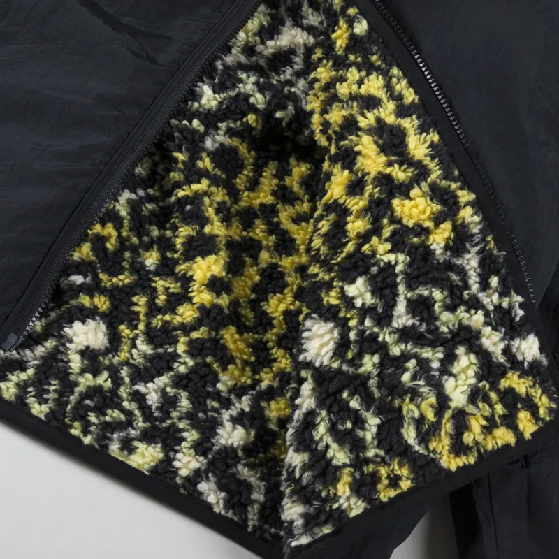 Stussy Sherpa Reversible Jacket Yellow Leopard-10