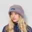Kavu Womens Fur Ball Beanie Purple Dust