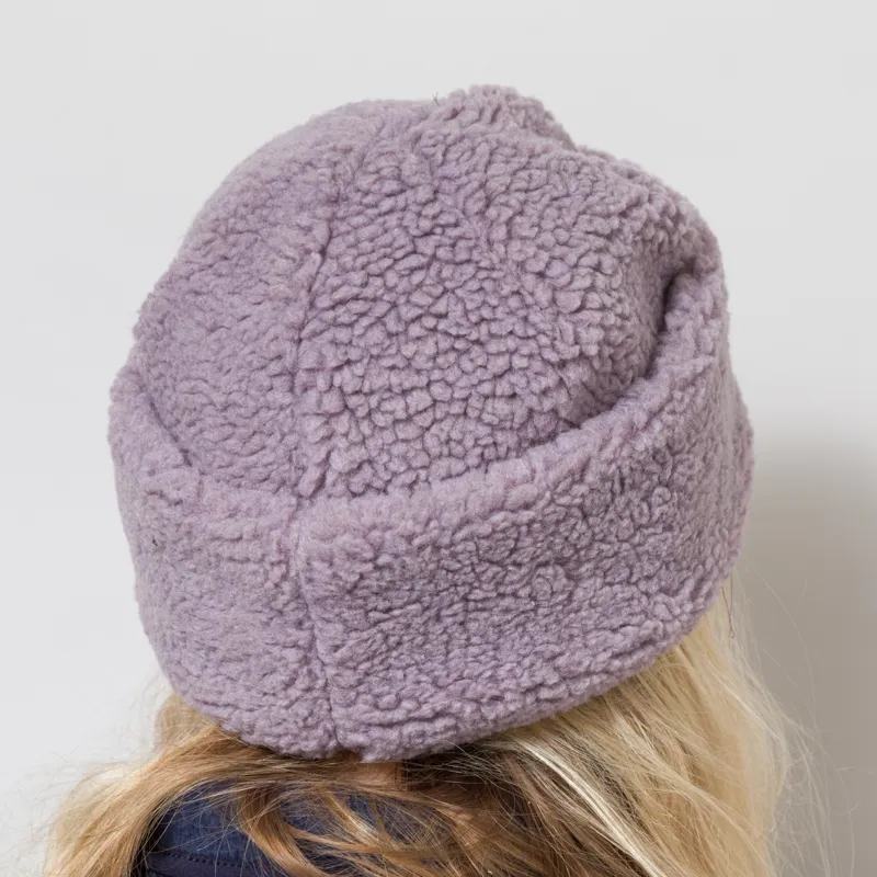 Kavu Womens Fur Ball Beanie Purple Dust-4