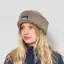 Kavu Womens Fur Ball Beanie Mocha