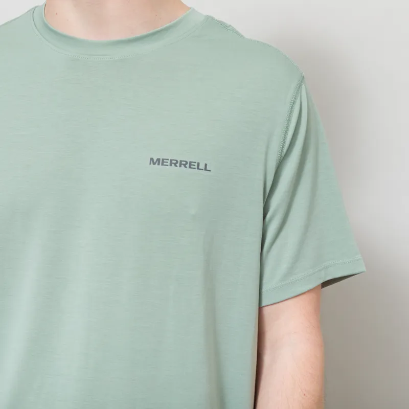 Merrell Horizon T Shirt Iceberg Green-2