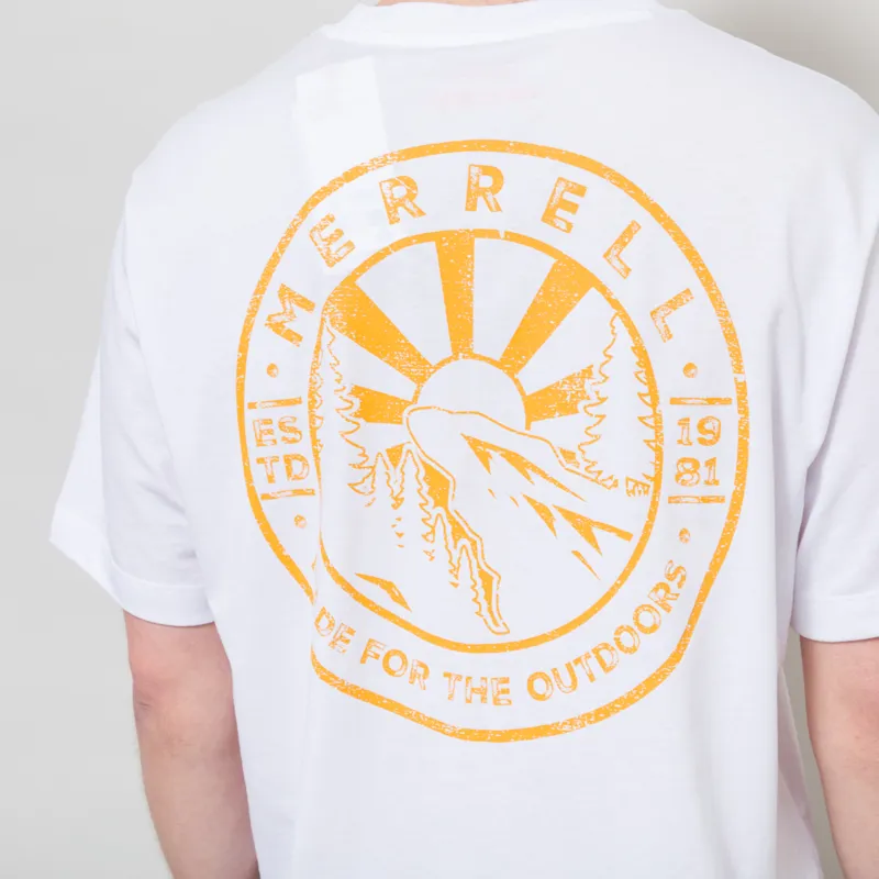 Merrell Outdoor T Shirt White-2