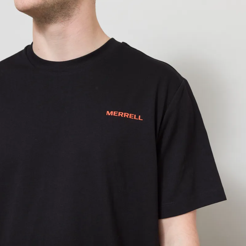 Merrell Vintage T Shirt Black-3