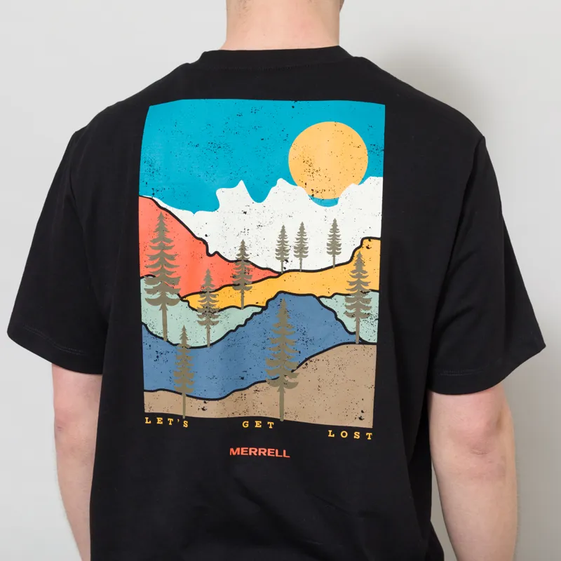 Merrell Vintage T Shirt Black-2