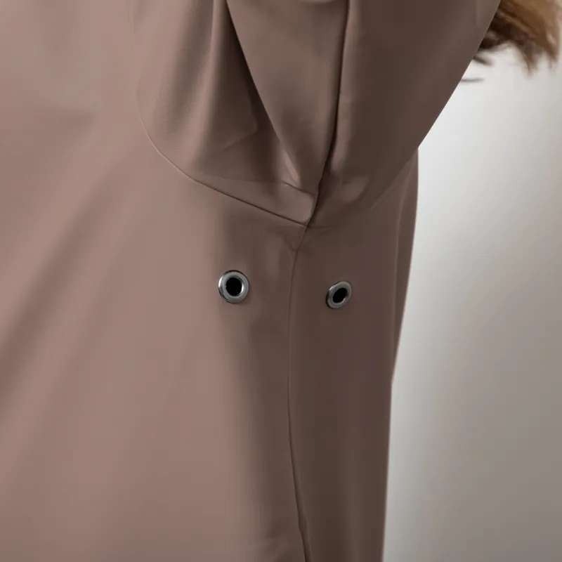 Rains Womens Waterproof Rain Jacket Shade Brown Rains Womens Waterproof Rain Jacket Shade Brown